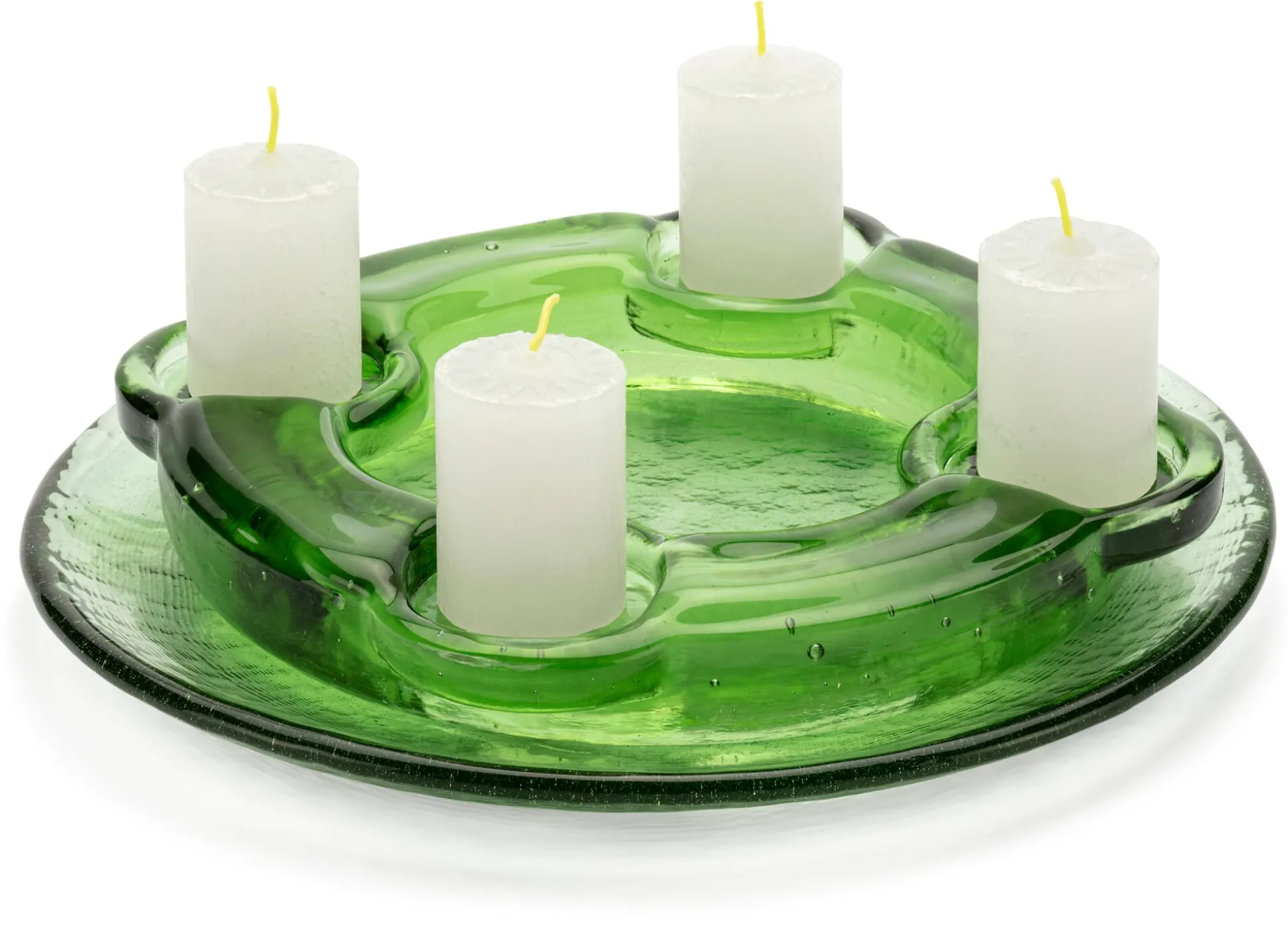 Adventskranz Thüringer Waldglas