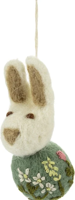 Anhänger Osterhase Filz bestickt