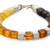 Armband Bernsteinwürfel