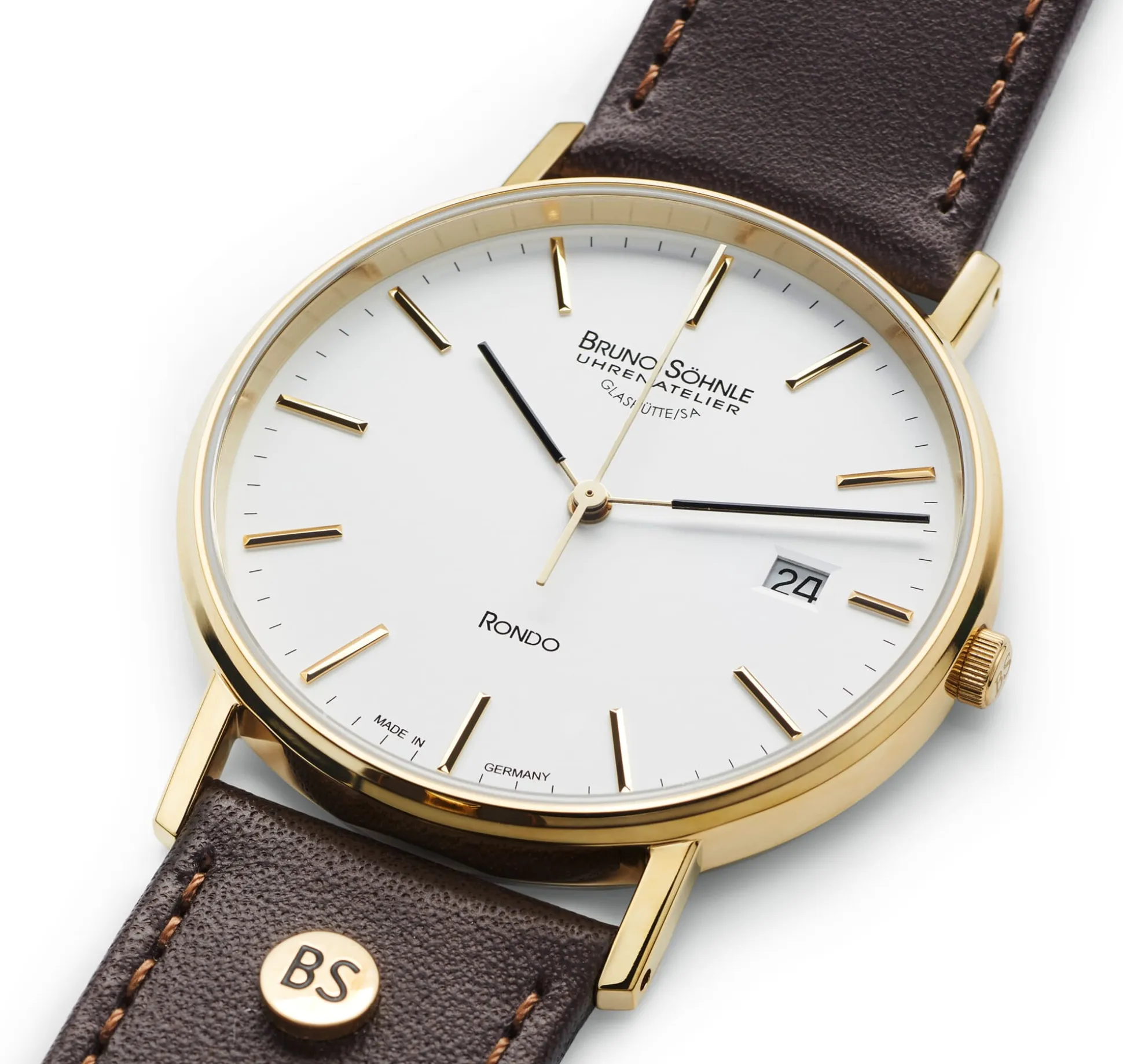 Armbanduhr Rondo Gold Ø 38 mm Quarz