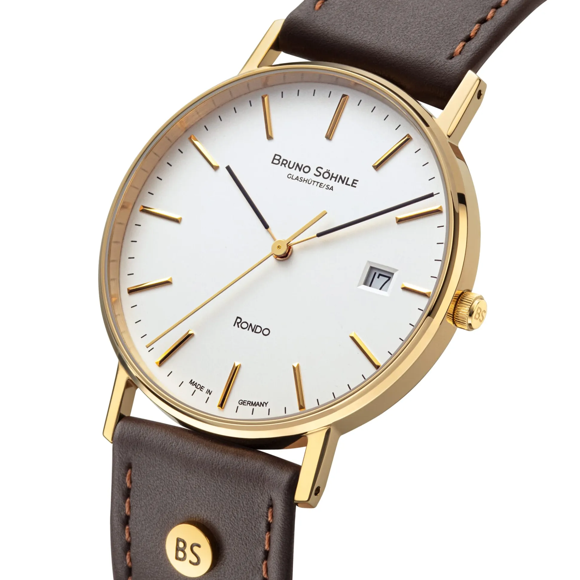 Armbanduhr Rondo Gold Ø 38 mm Quarz