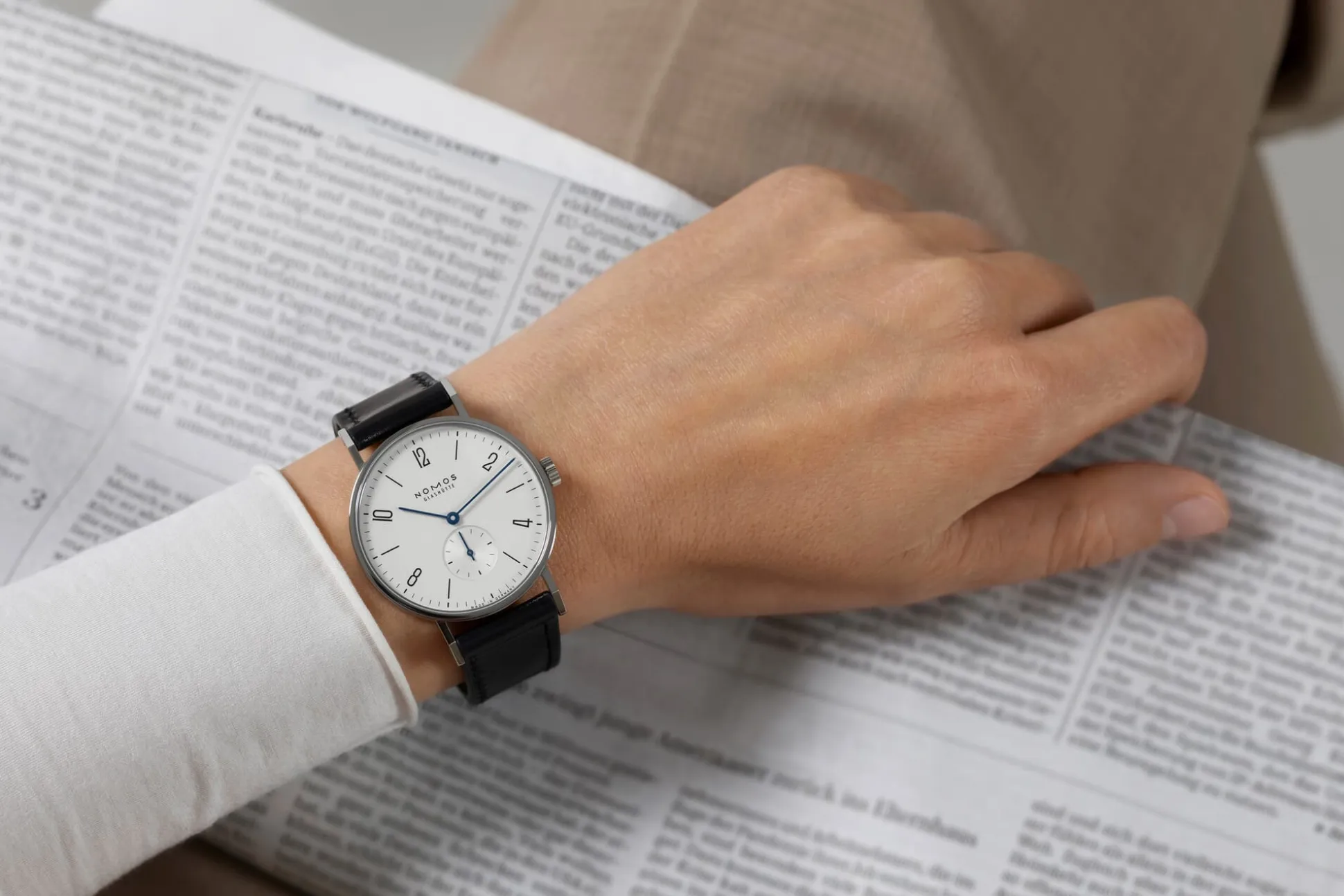 Armbanduhr Tangente Ø 35 mm Handaufzug