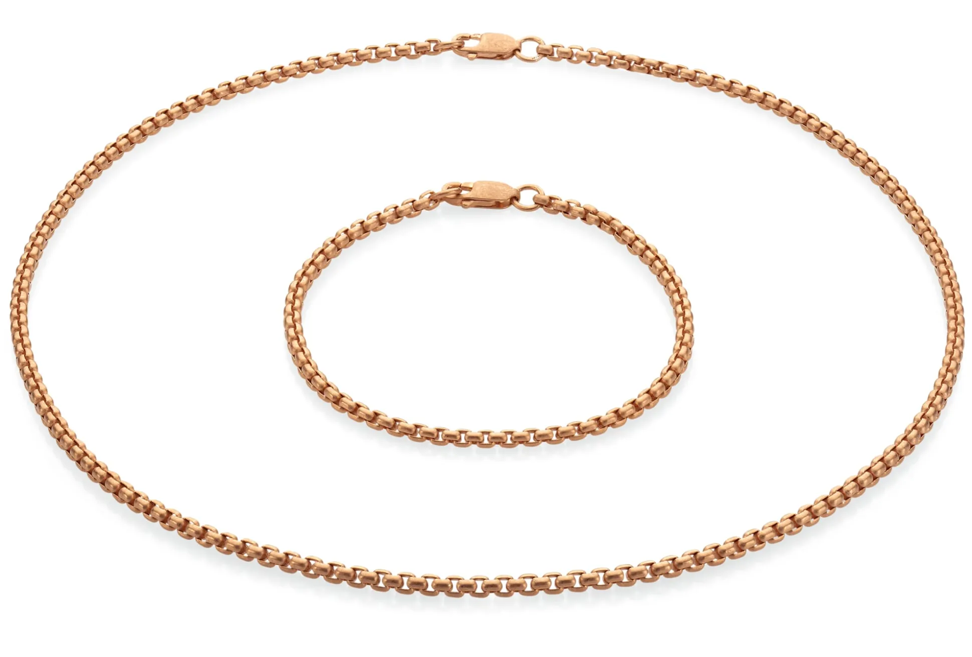 Armkette Venezianer roségoldplattiert