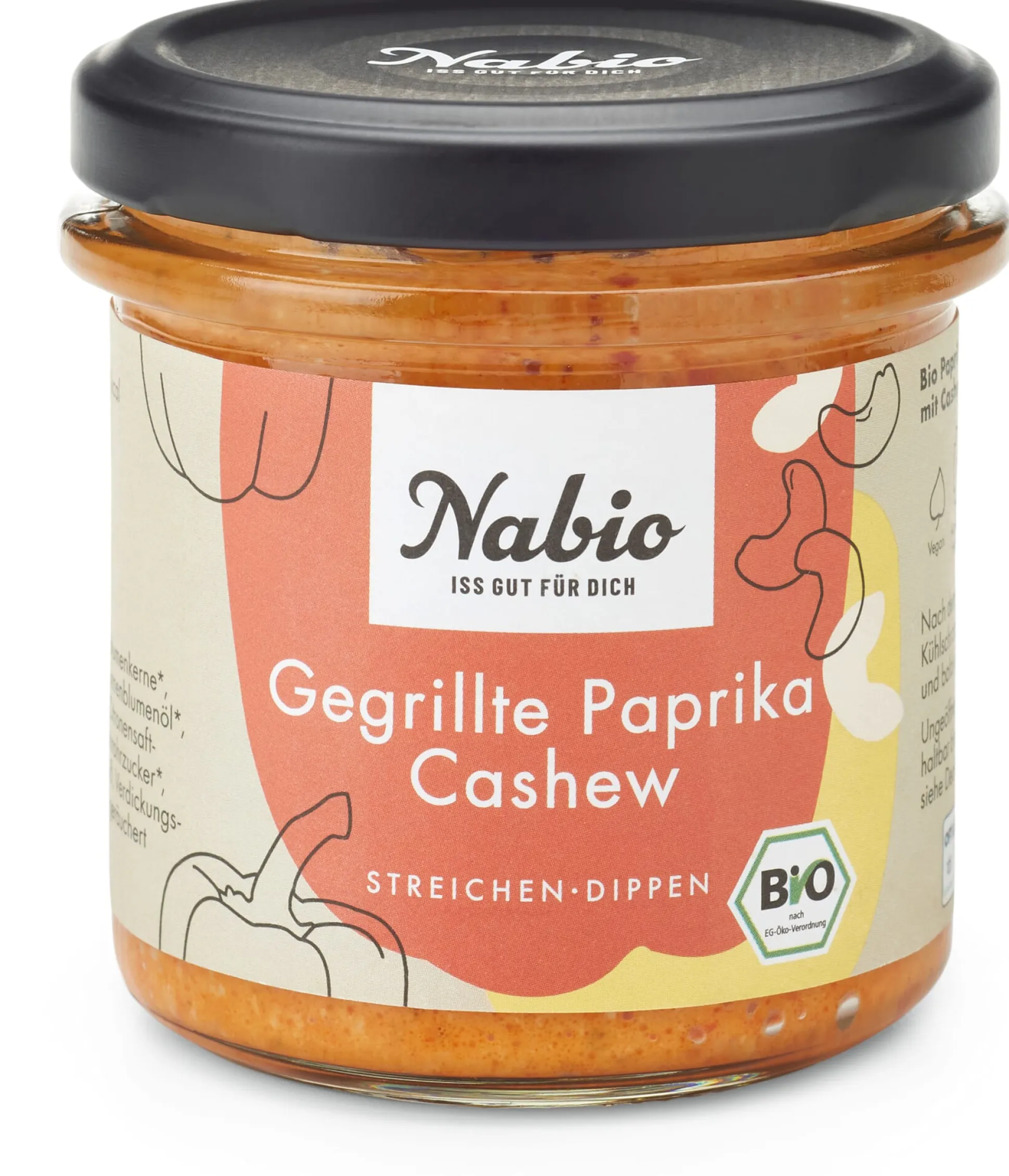 Bio-Aufstrich Gegrillte Paprika Cashew