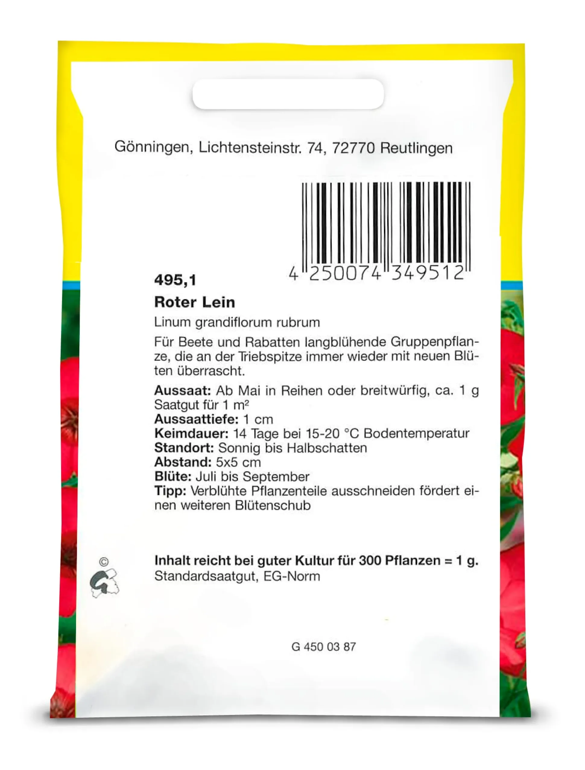Blumensamen für trockene heiße Plätze