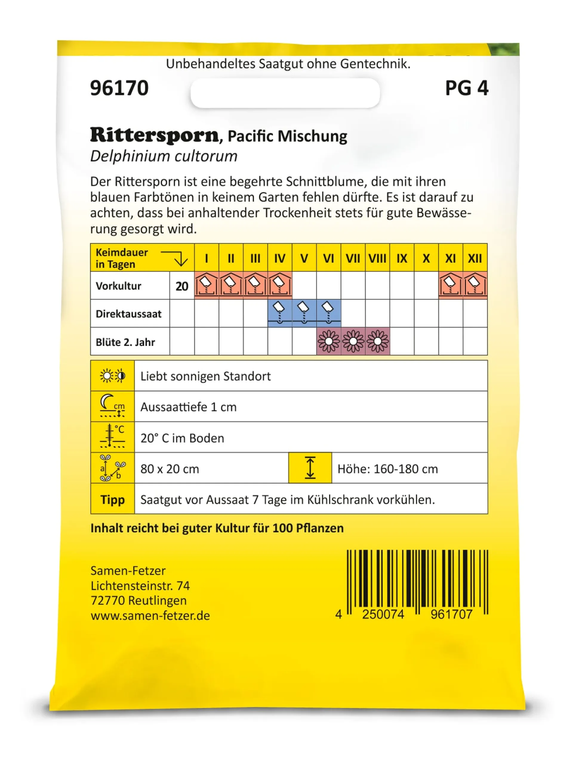 Blumensamen für trockene heiße Plätze