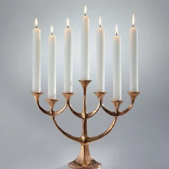Bronzeleuchter 7-flammig