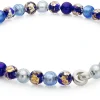Collier Muranoglas Kobalt