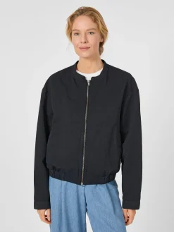 Damenblouson Baumwolle-Leinen