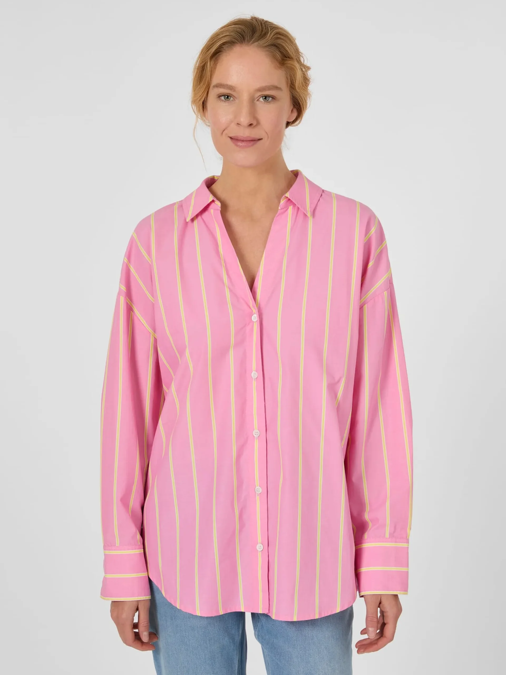 Damenbluse gestreift