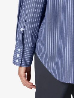 Damenbluse gestreift