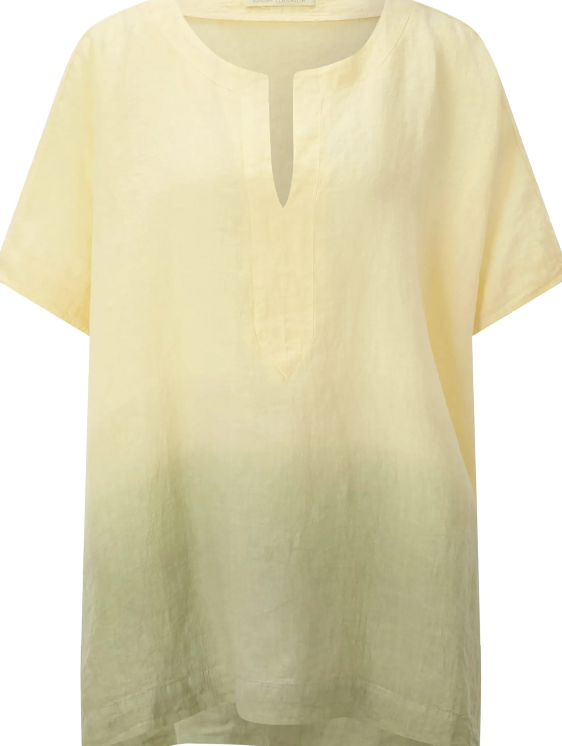 Damenbluse Leinen Batik