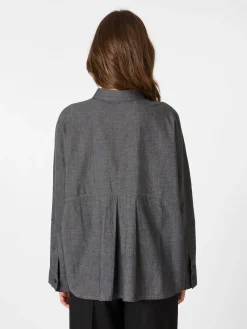 Damen-Bluse meliert