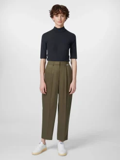 Damen-Bundfaltenhose
