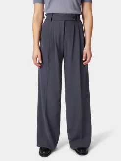 Damen-Bundfaltenhose