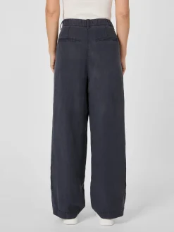 Damen-Bundfaltenhose Lyocell