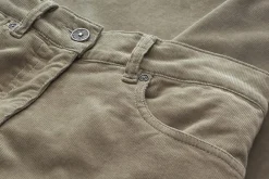 Damen-Cordhose schmales Bein
