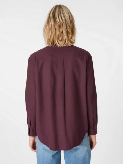 Damen-Flanellbluse