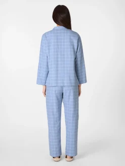 Damen-Flanellpyjama kariert