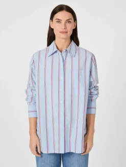 Damen-Hemdbluse gestreift