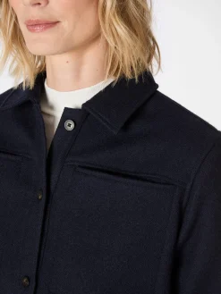 Damen-Hemdjacke Wolle