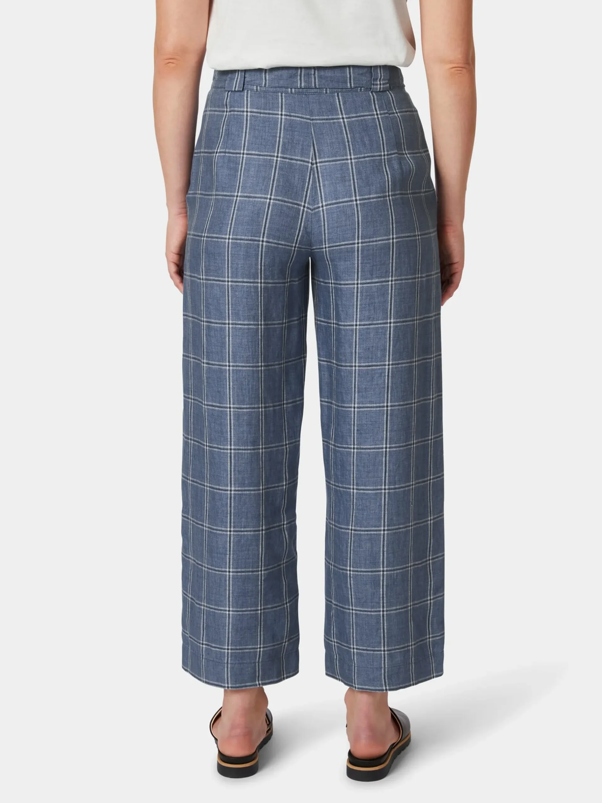 Damenhose kariert
