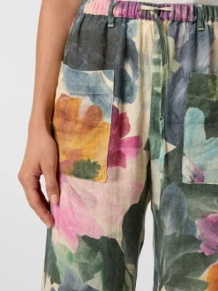Damenhose Leinen