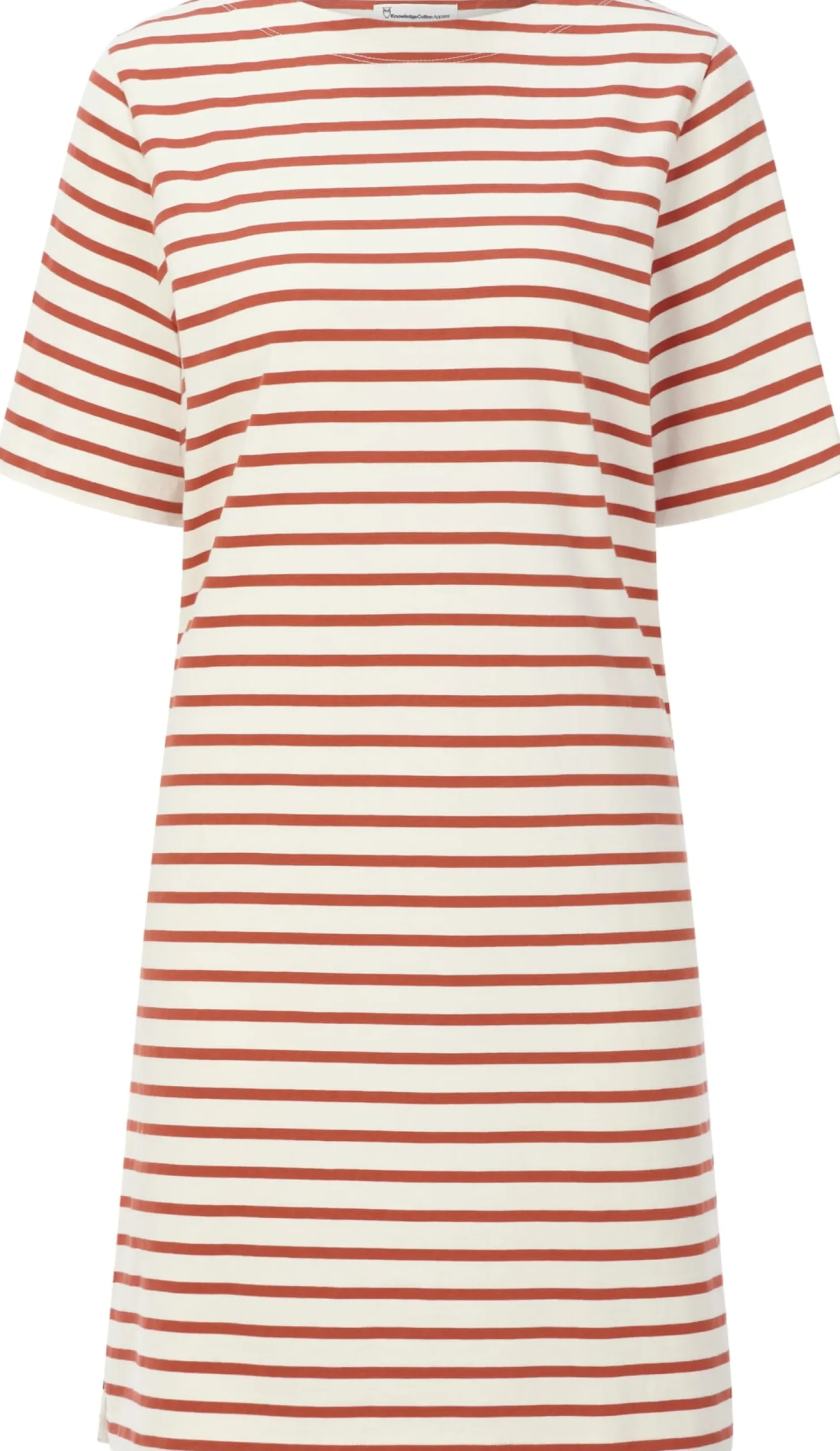 Damen-Jerseykleid gestreift