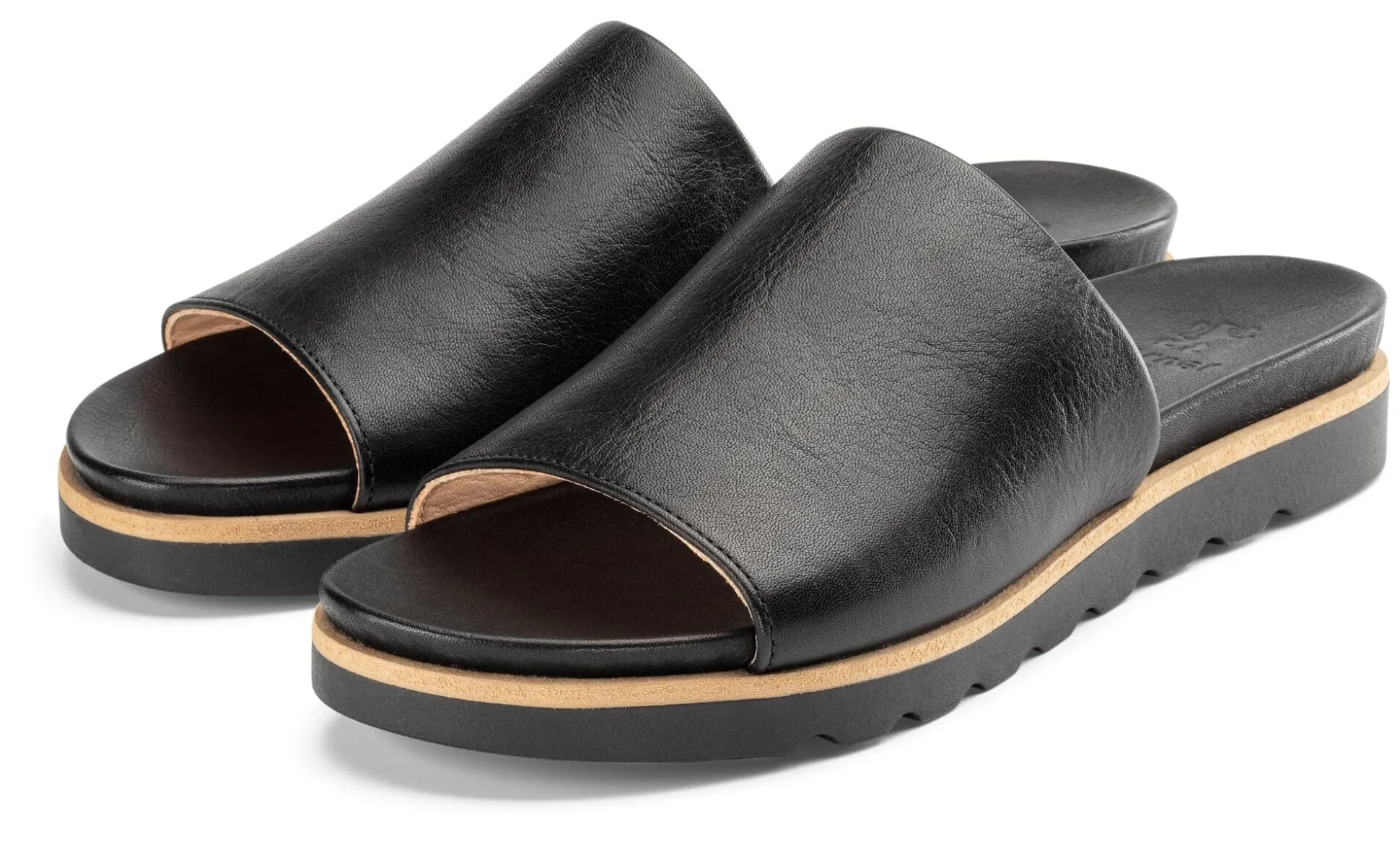 Damen-Lederpantolette