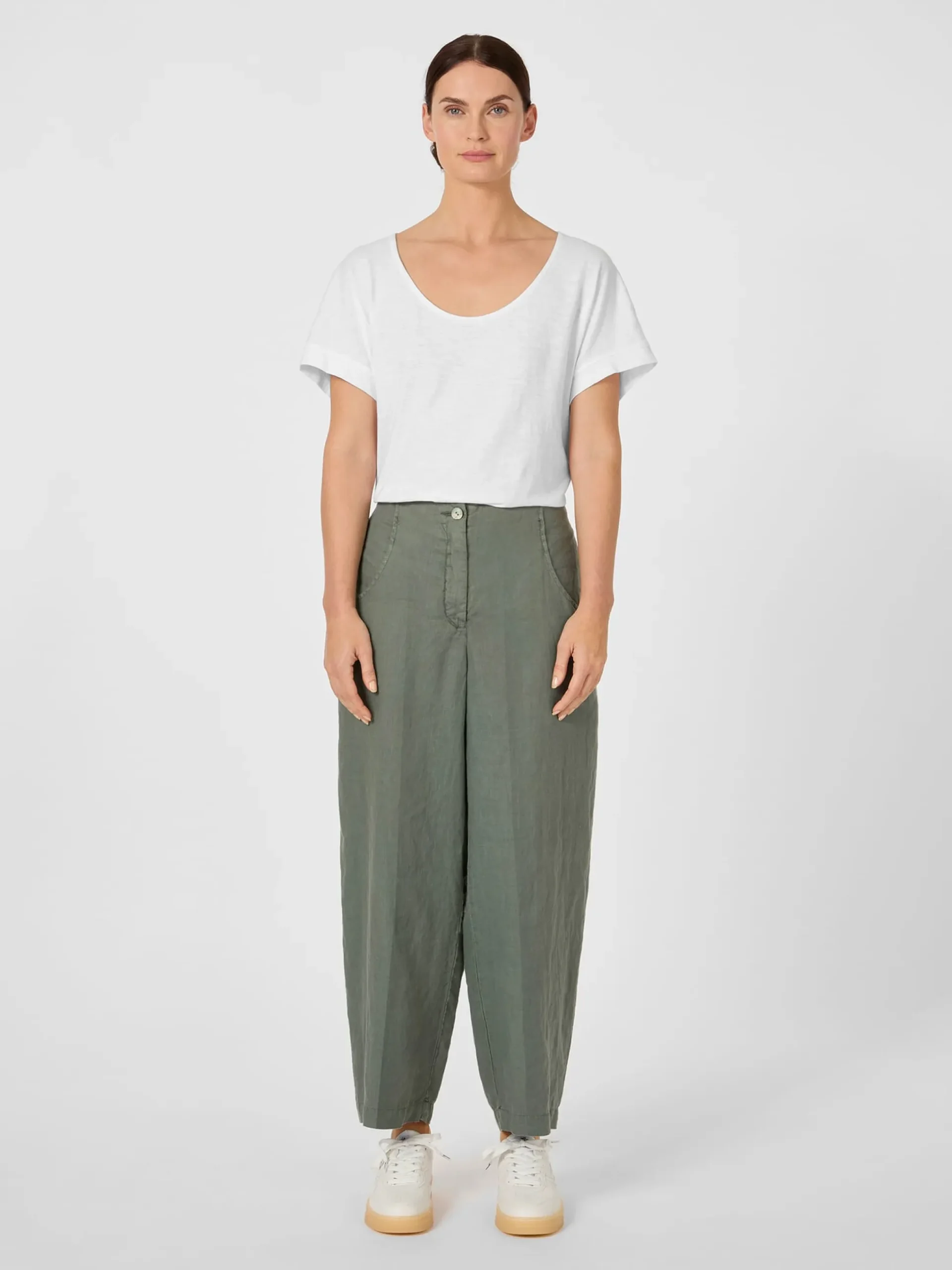 Damen-Leinenhose