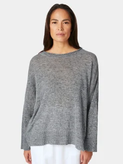 Damen-Leinenpullover