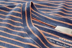 Damen-Leinenshirt gestreift