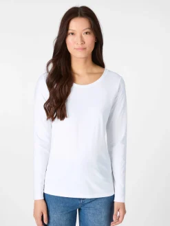 Damen-Longsleeve Rundhals