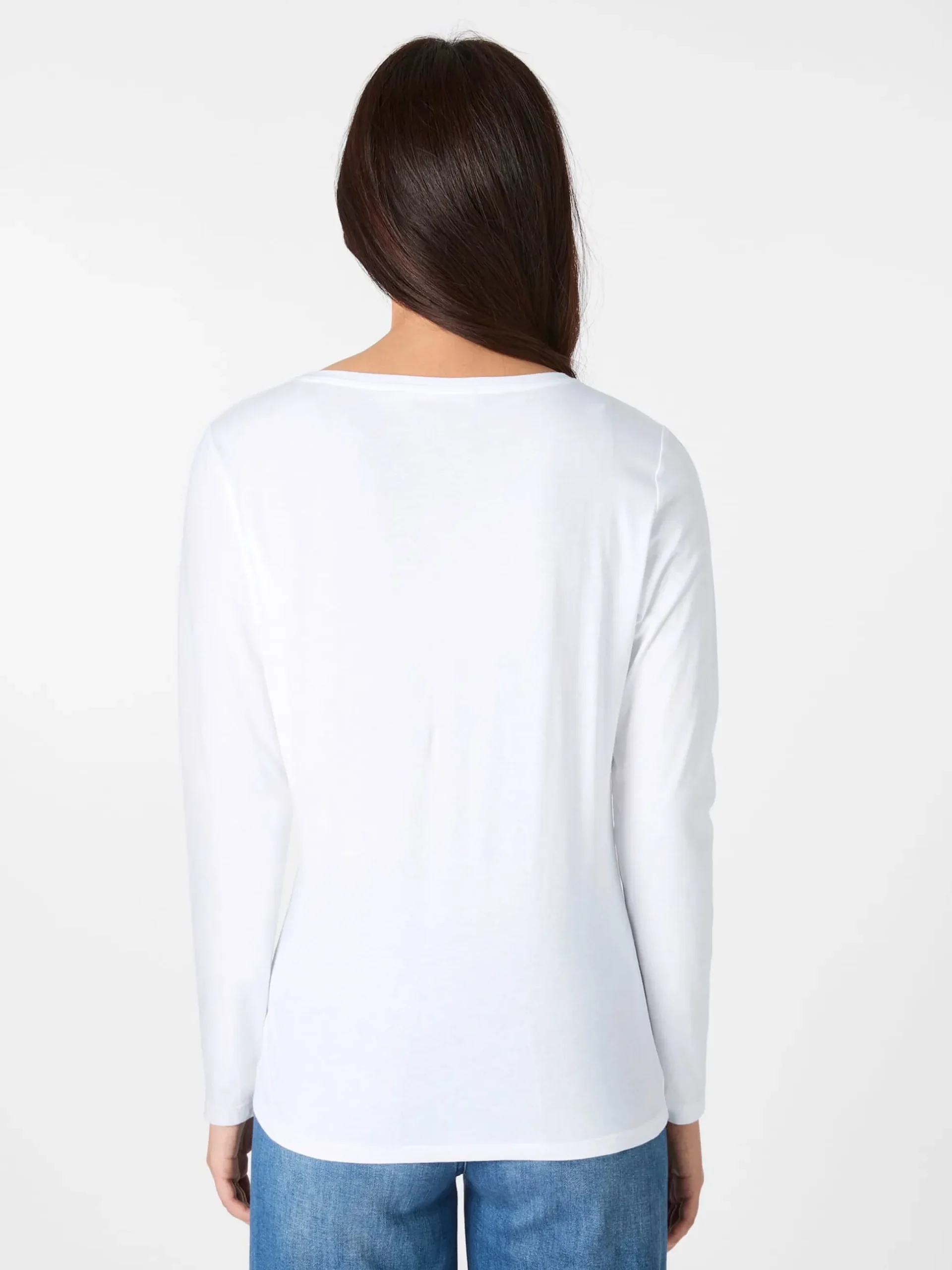 Damen-Longsleeve Rundhals