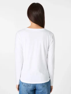Damen-Longsleeve V-Ausschnitt