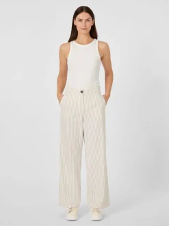 Damen-Marlenehose Nadelstreifen