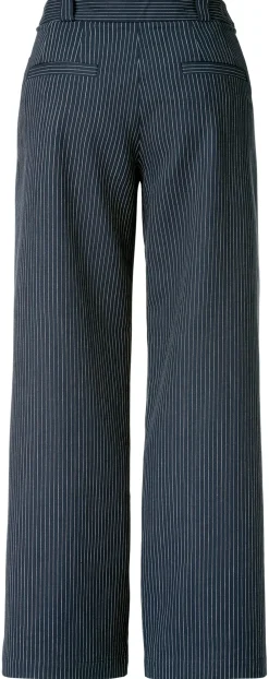 Damen-Marlenehose Nadelstreifen