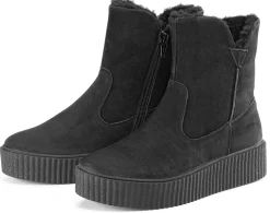 Damen-Nubukboot gefüttert