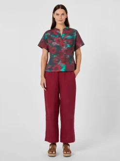 Damen-Popelinebluse