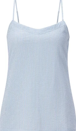 Damen-Pyjamatop Seersucker