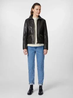 Damen-Roadsterjacke Pferdeleder