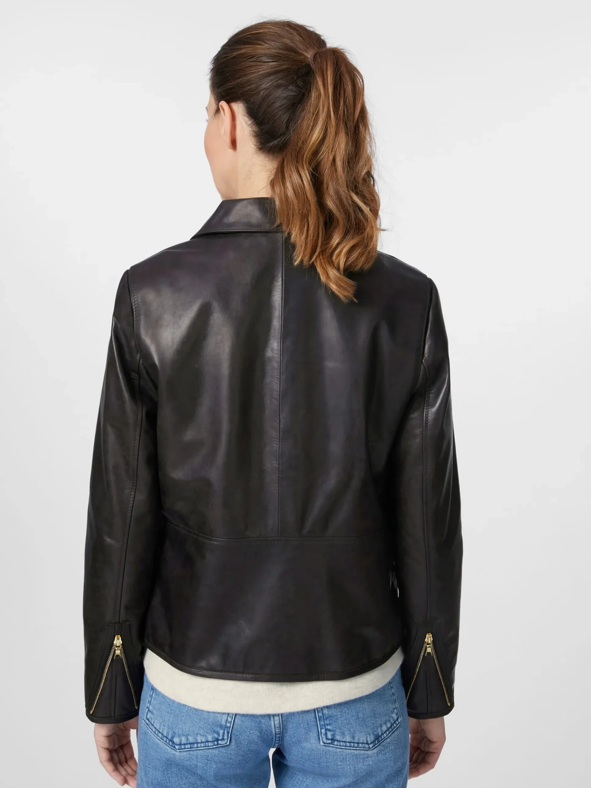 Damen-Roadsterjacke Pferdeleder