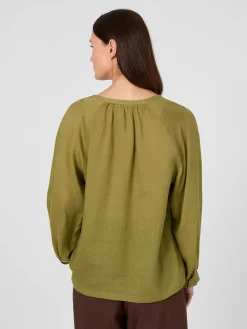 Damen-Schlupfbluse Ramie