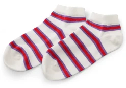 Damen-Sneakersocken gestreift