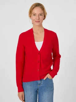 Damen-Strickcardigan Baumwolle