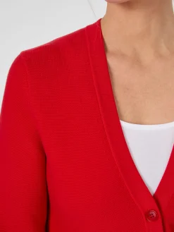 Damen-Strickcardigan Baumwolle