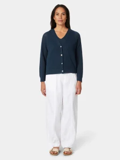 Damen-Strickjacke geknöpft
