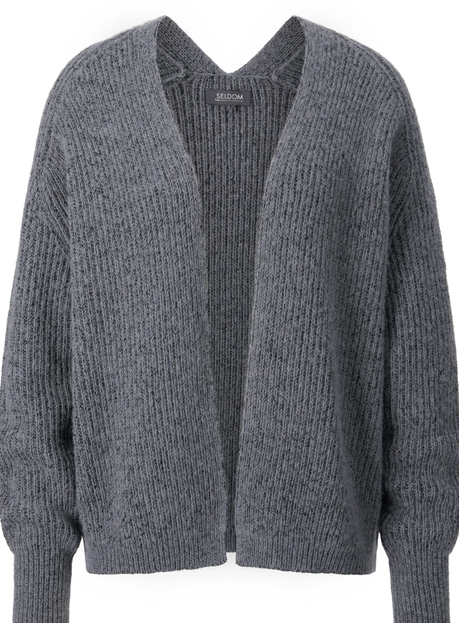Damen-Strickjacke Rippe