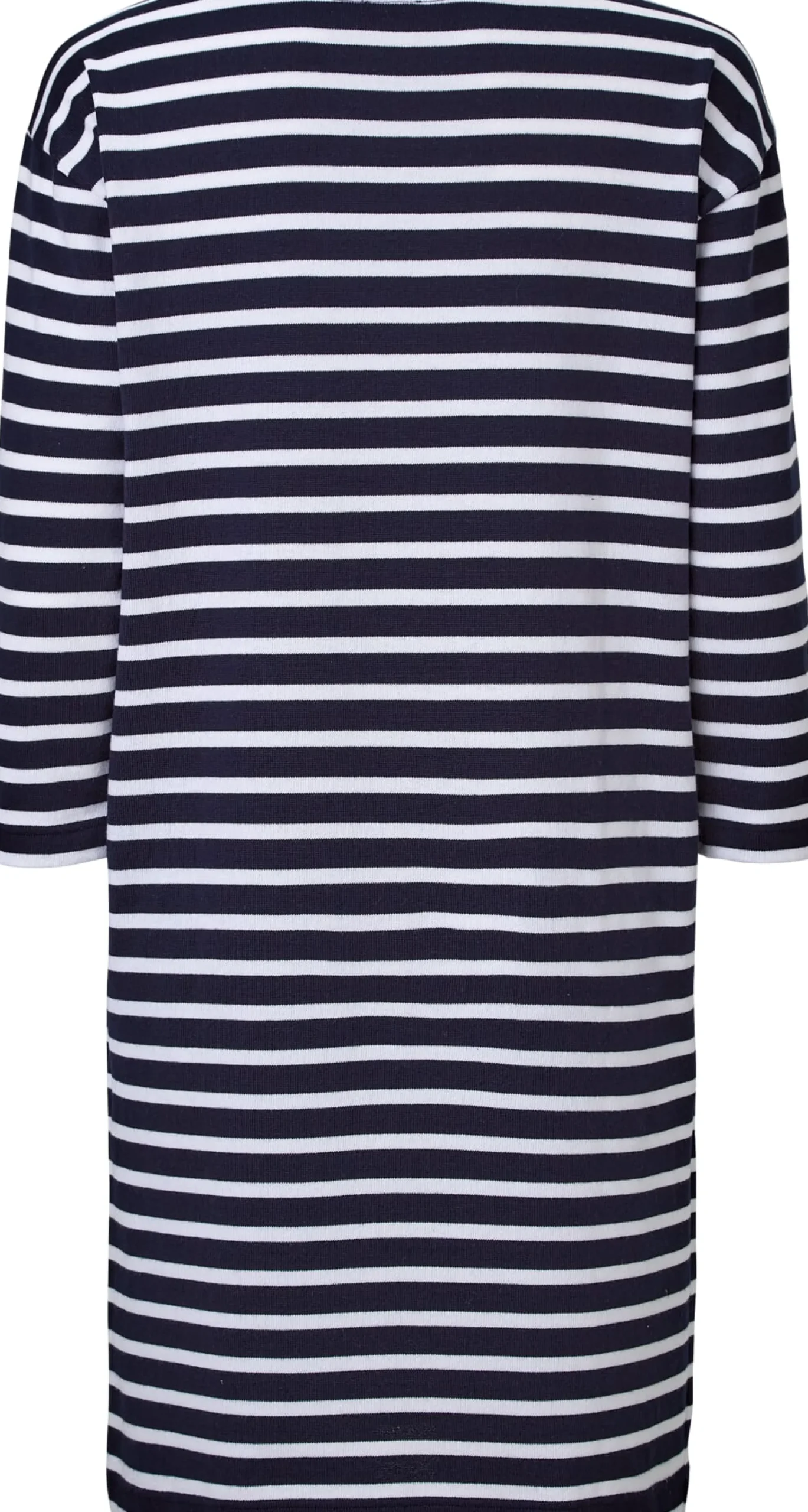Damen-Strickkleid geringelt