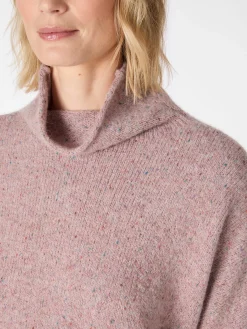 Damen-Strickpullover gesprenkelt